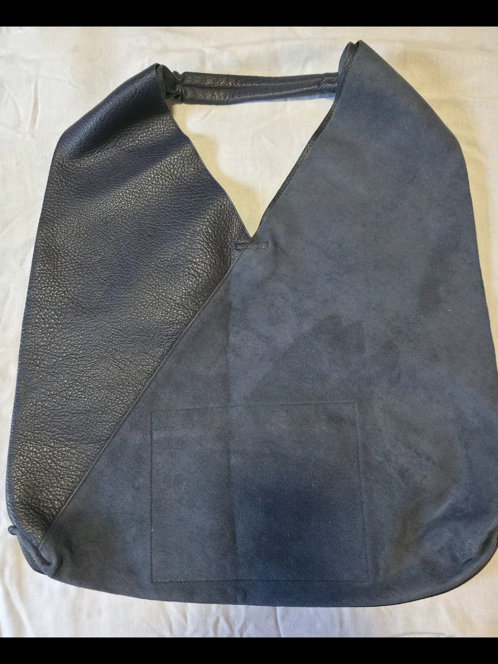 Shiraleah Navy Two-Tone Hobo Shoulder Bag